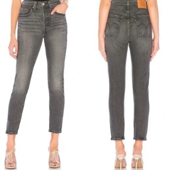 Levi’s 501 Coal Black Jeans Size 25 - Picture 1 of 5